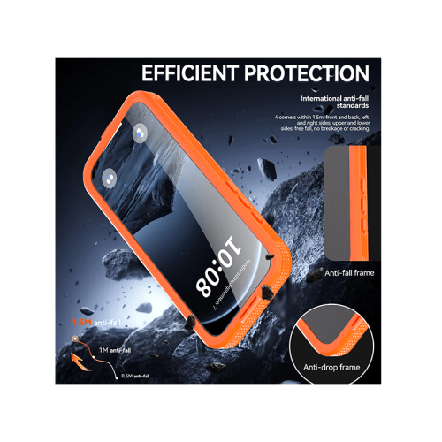 ShellBox MagSafe With Water Proof Case for iPhone 17 Pro - Orange