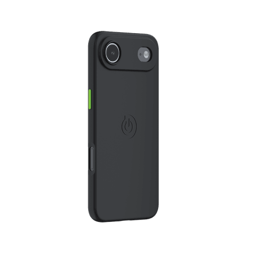 Goui Magnetic Case With Magnetic Bars for iPhone Air + Magnetic Strap - Black Stone