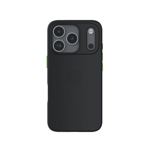Goui Magnetic Case With Magnetic Bars for iPhone 17 Pro Max+ Magnetic Strap - Black Stone