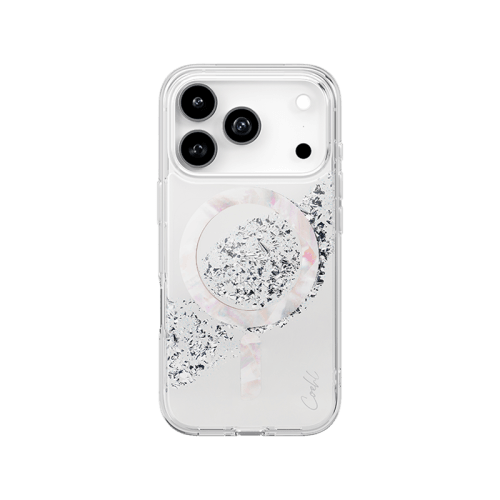 Uniq Coehl Crystelle MagSafe Case for iPhone 17 Pro - Sparkling Silver
