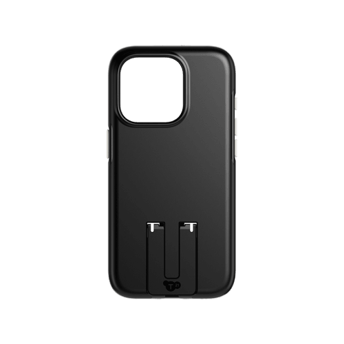 Tech21 Evo Crystal MagSafe Case With Kick Stand for iPhone 15 Pro - Obsidian Black