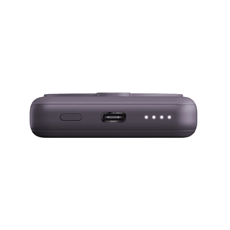 Energea Magpac Mini Ultra Slim Magsafe Compatible Power Bank With Stand 10000mAh - Purple