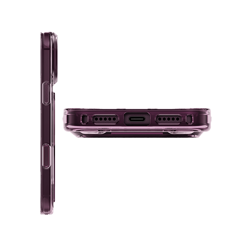 Uniq Hybrid Heldro Air MagSafe Case for iPhone 18 Pro Max - Velvet Burgundy
