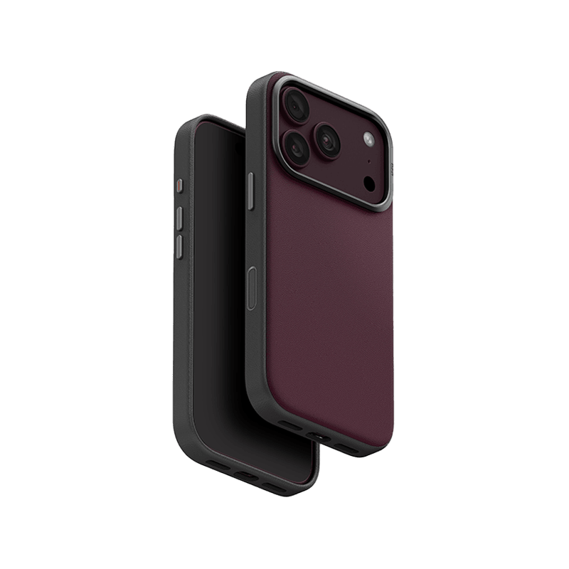 Uniq Hybrid Lyden DS MagSafe Case for iPhone 18 Pro - Deep Maroon