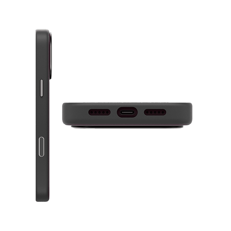 Uniq Hybrid Lyden DS MagSafe Case for iPhone 18 Pro - Deep Maroon