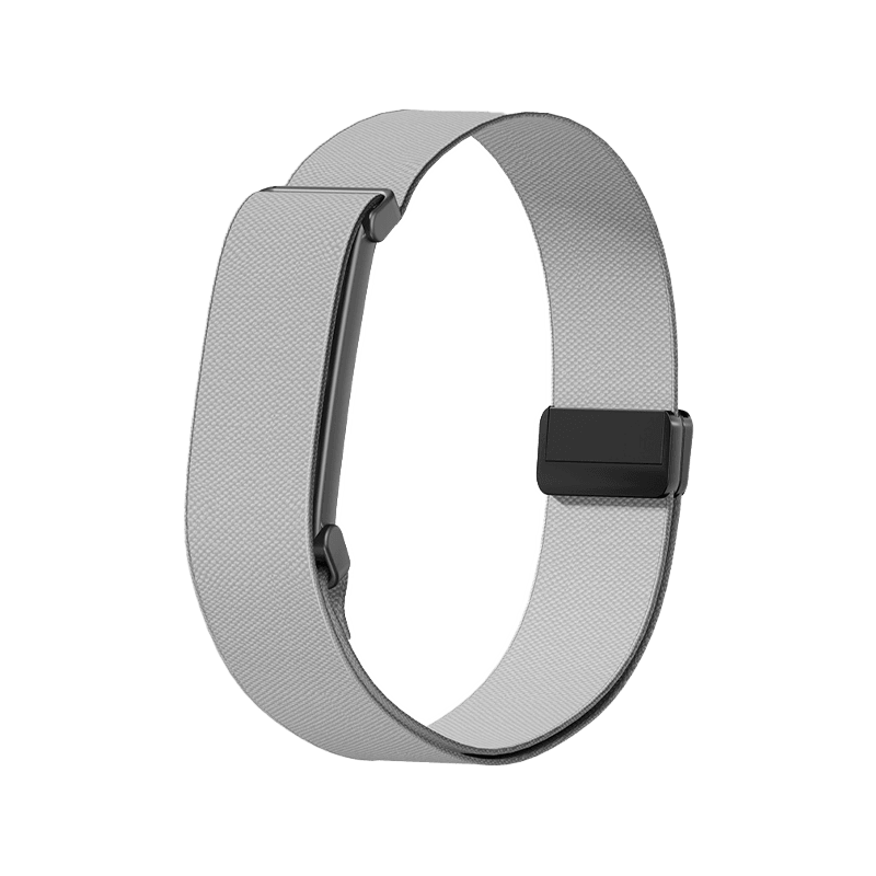 Solidra Magnetic Buckle Nylon Sport Wrist Band for Fitbit Air - Light Grey