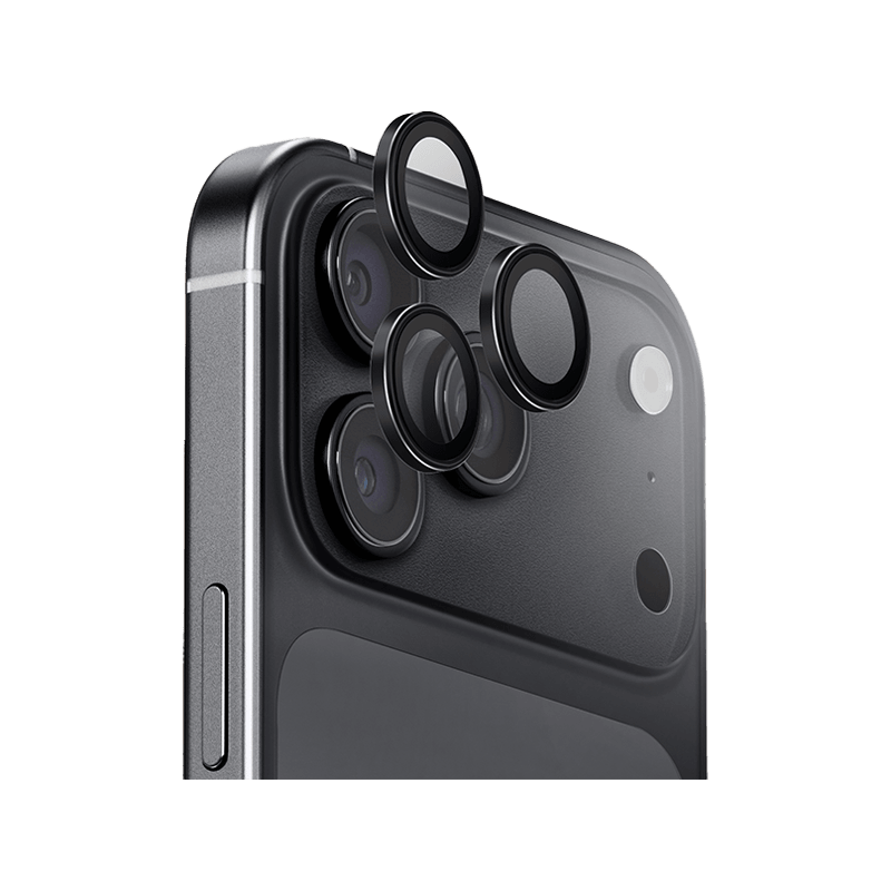 Uniq Optix AluGuard Camera Lens Protector for iPhone 18 Pro & 18 Pro Max - Graphite Black