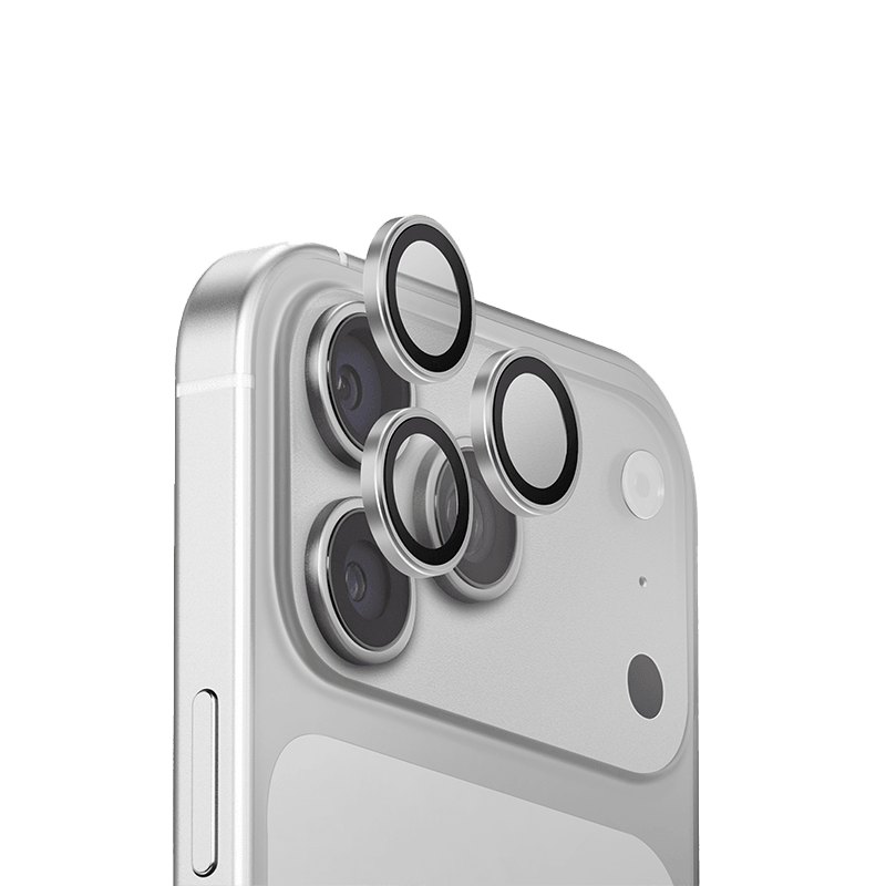 Uniq Optix AluGuard Camera Lens Protector for iPhone 18 Pro & 18 Pro Max - Sterling Silver