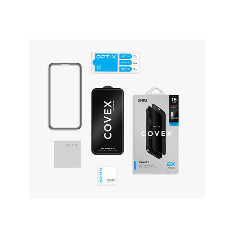 Uniq Optix Covex Privacy Glass Screen Protector for iPhone 18 Pro Max