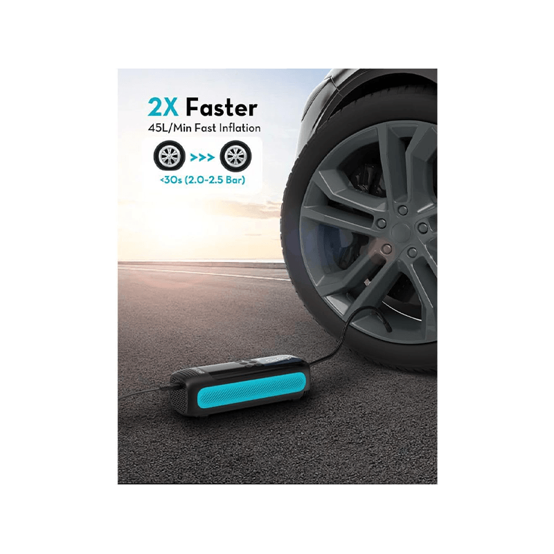 RavPower Smart Car Tire Inflator - Black