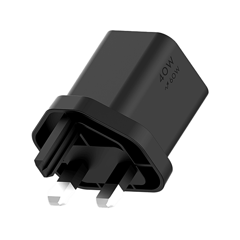 RavPower USB-C PD 40W GaN Wall Charger With 60W Max - Black