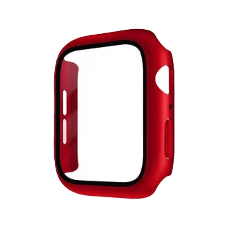 Uniq Nautic Case With IP68 Water Resistant Tempered Glass Screen Protection for Apple Watch 40mm - Crimson Red