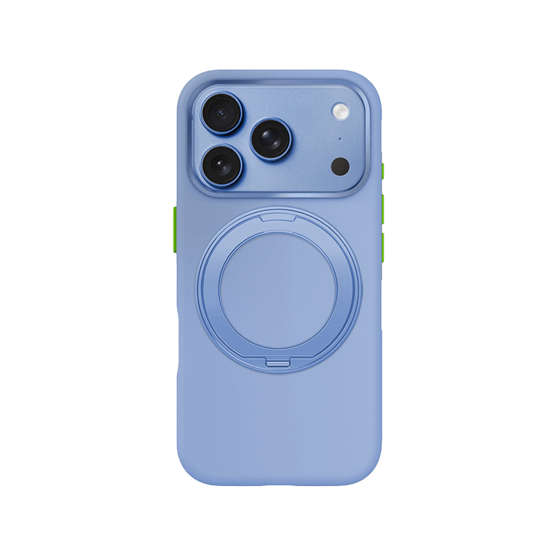 Goui Silicon Case With Ring for iPhone 18 Pro Max - Light Blue