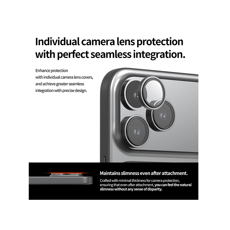 Araree C-Sub Core Camera Lens Protector With Metal Ring for iPhone 18 Pro & 18 Pro Max