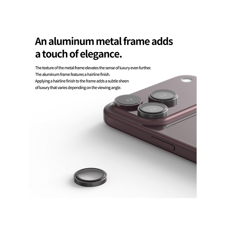 Araree C-Sub Core Camera Lens Protector With Metal Ring for iPhone 18 Pro & 18 Pro Max