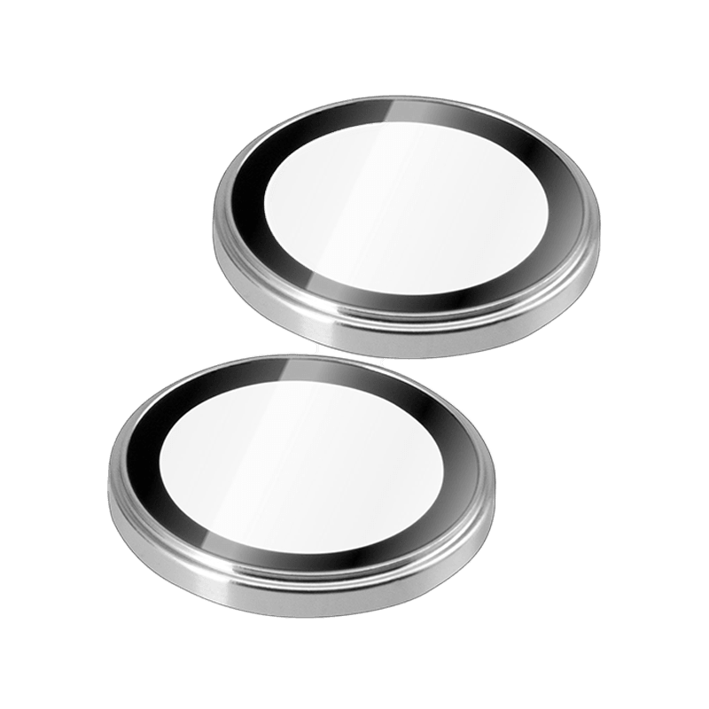 Torrii BodyGlass Camera Lens Protector With Aluminium Ring for iPhone Duo - Silver