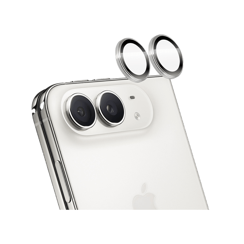 Torrii BodyGlass Camera Lens Protector With Aluminium Ring for iPhone Duo - Silver