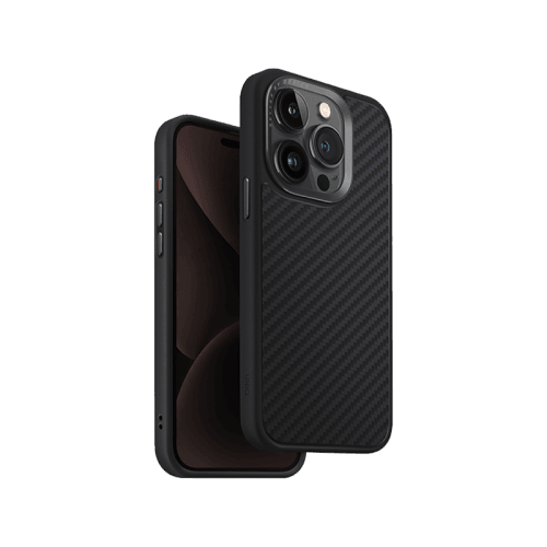Uniq Hybrid Keva MagSafe Case for iPhone 15 Pro - Carbon Black