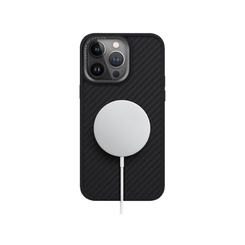 Uniq Hybrid Keva MagSafe Case for iPhone 15 Pro - Carbon Black