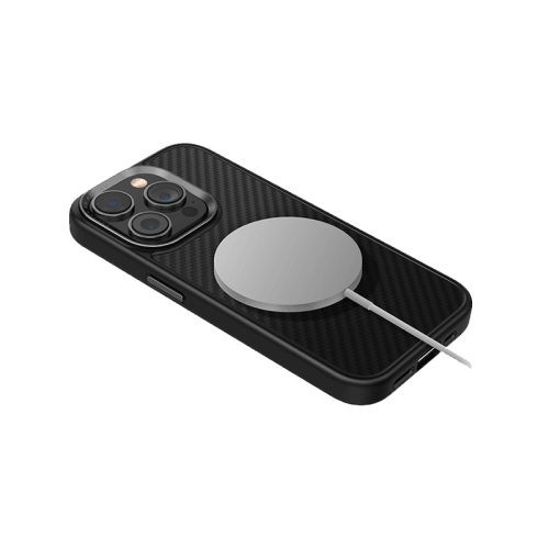 Uniq Hybrid Keva MagSafe Case for iPhone 15 Pro - Carbon Black