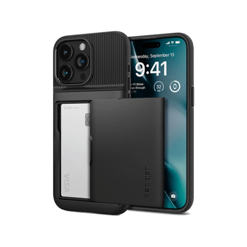 Spigen Armor Slim Case for iPhone 15 Pro - Black