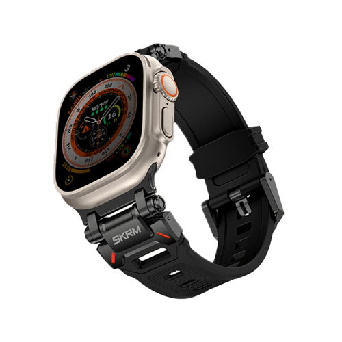 SkinArma Titon Watch Strap for Apple Watch 49/45/44mm - Black