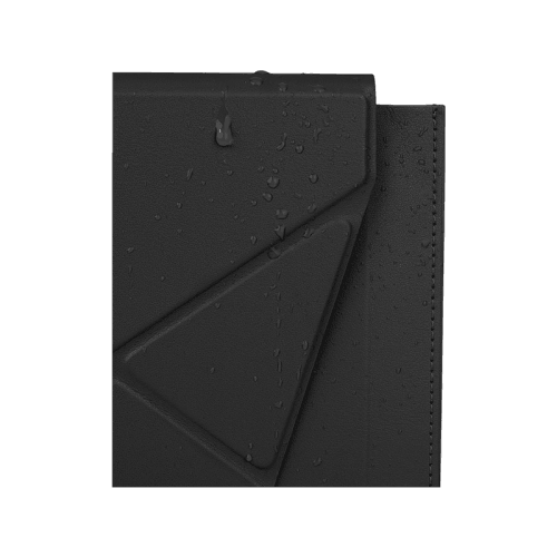 Uniq Oslo Laptop Sleeve With Foldable Stand (Up to 14") - Jet Black