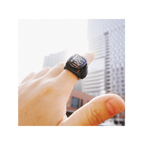 iQibla Zikr Noor Smart Bluetooth Ring 18mm - Black