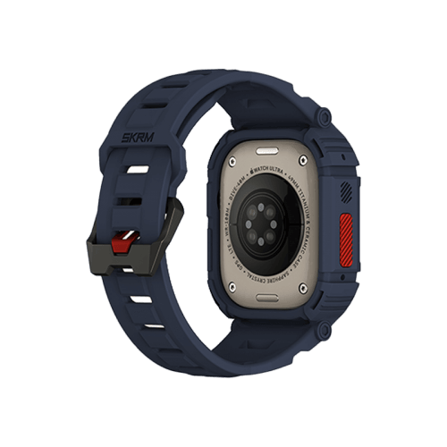 SkinArma Mecha 2-in-1 Watch Case + Watch Strap 49mm - Blue