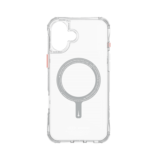 SkinArma Saido MagSafe Case for iPhone 16 Plus - Clear