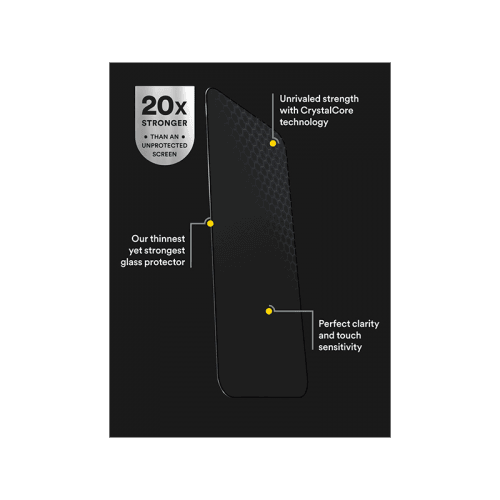 BodyGuardz Apex Clear Screen Protector for iPhone 16 Pro Max
