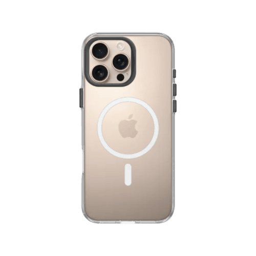 RhinoShield Clear Magsafe Case for iPhone 16 Pro Max with Case, Camera Ring, and Button