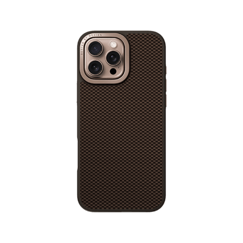 Uniq Hybrid Keva Max MagSafe case with Camera Stand for iPhone 16 Pro – Umber Brown