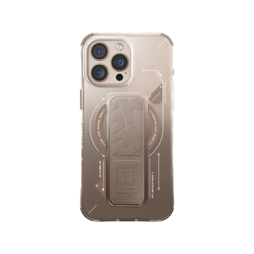 SkinArma Helio MagSafe Case With Grip Stand for iPhone 16 Pro Max - Gold