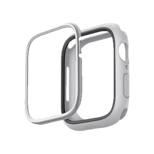 Uniq Moduo Case For Apple Watch With Interchangeable Bezel 41/40 mm - Chalk/Stone Grey