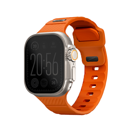 Uniq Stride FKM Strap for Apple Watch 49/45/44mm - Volt Orange