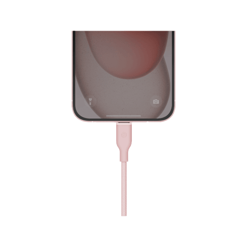 Bazic GoCharge Weave USB-C to USB-C 480Mbps 60W Cable 1.5M - Pink