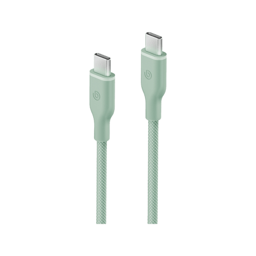 Bazic GoCharge Weave USB-C to USB-C 480Mbps 60W Cable 1.5M - Green