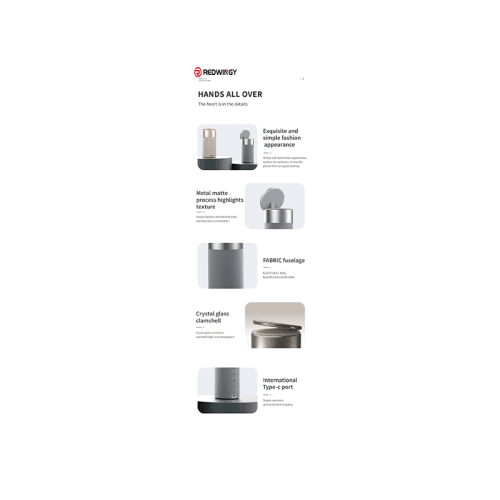 Multi-Function 3-in-1 Magsafe 15W Fast Charger With Speaker and Desk Lamp - White