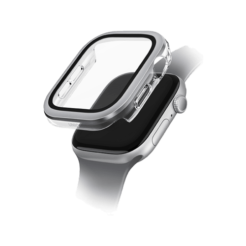 Uniq Voute Watch Case With Screen Protection for Apple Watch 46mm - Silver