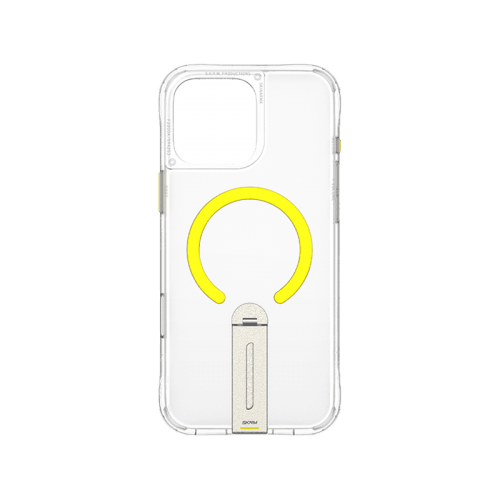 SkinArma Helix MagSafe Case With 360 Rotating Stand for iPhone 16 Pro Max - Clear