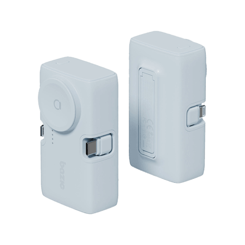 Bazic GoPower Koda 2 in 1 Power Bank With Foldable USB-C /Lightning Pin And Apple Watch Charger 5000mAh - Bubblegum