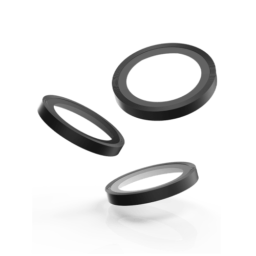 BodyGuardz Precision Camera Lens Protector for iPhone 17 Pro & 17 Pro Max - Black