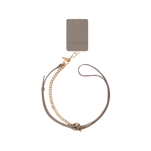 Uniq Coehl Caryne 3-In-1 Universal Lanyard & Handstrap With ID Card Holder - Pebble