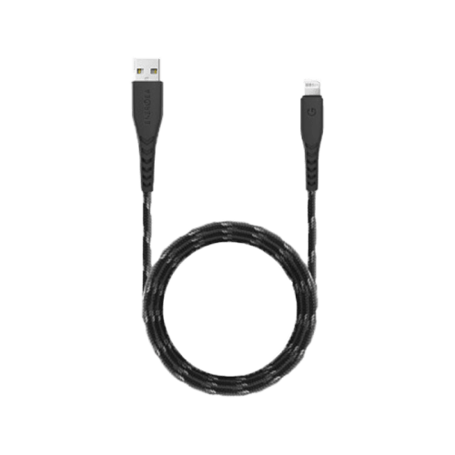 Energea Nyloflex USB-A to Lightning Cable 3M - Black