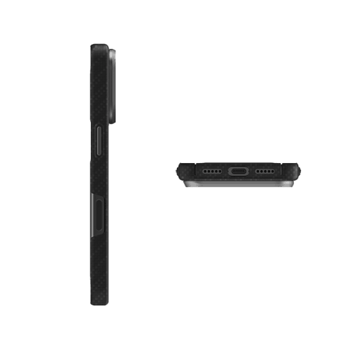 Uniq Hybrid Keva Edge MagSafe Case for iPhone 17 Pro Max - Carbon Black