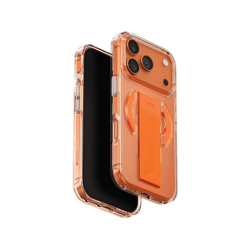 Uniq Hybrid Heldro Air MagSafe Case for iPhone 17 Pro - Volt Orange