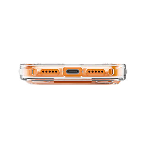 Uniq Hybrid Heldro Air Magsafe Case for iPhone 17 Pro Max - Volt orange