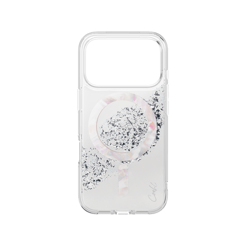 Uniq Coehl Crystelle MagSafe Case for iPhone 17 Pro Max - Sparkling Silver