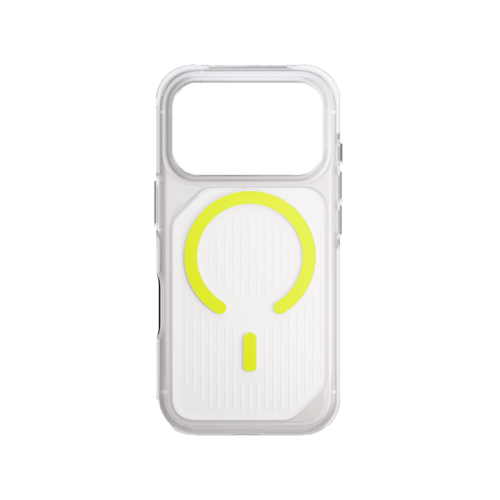 Uniq Hybrid Combat Active MagSafe Case for iPhone 17 Pro Max - Frost Clear / Lume Light